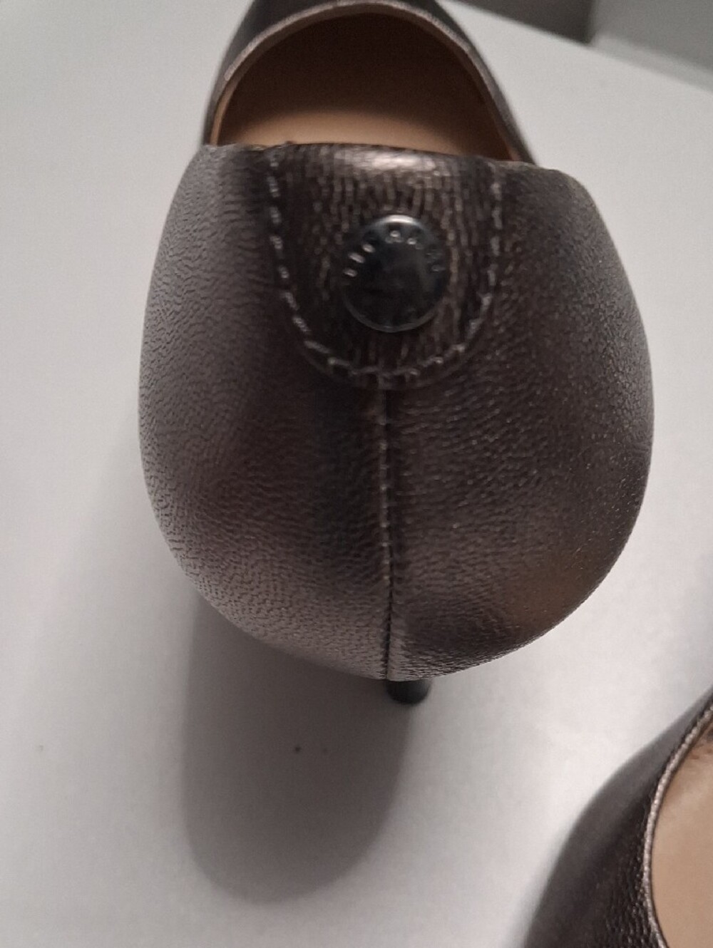 MICHAEL Michael Kors Metallic Bronze Pointed-Toe Pumps - Picture 10 of 13